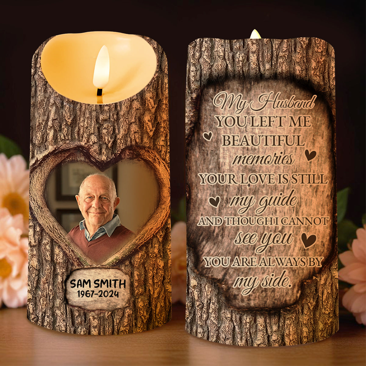 Your Love Is Still My Guide, Always By My Side Memorial Candle