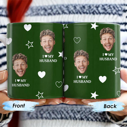 I Love My Husband With Hearts And Stars