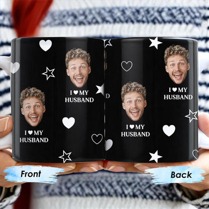 I Love My Husband With Hearts And Stars