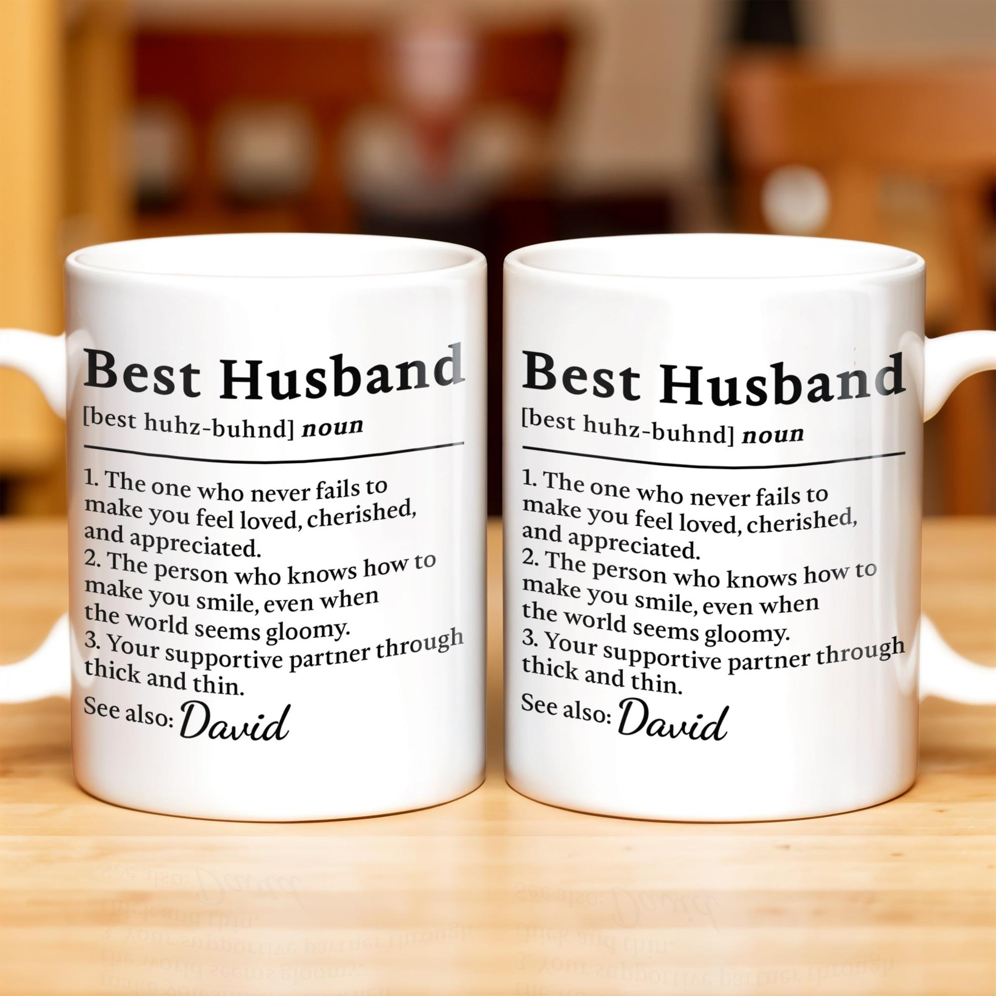 Best Husband Supportive Partner Mug