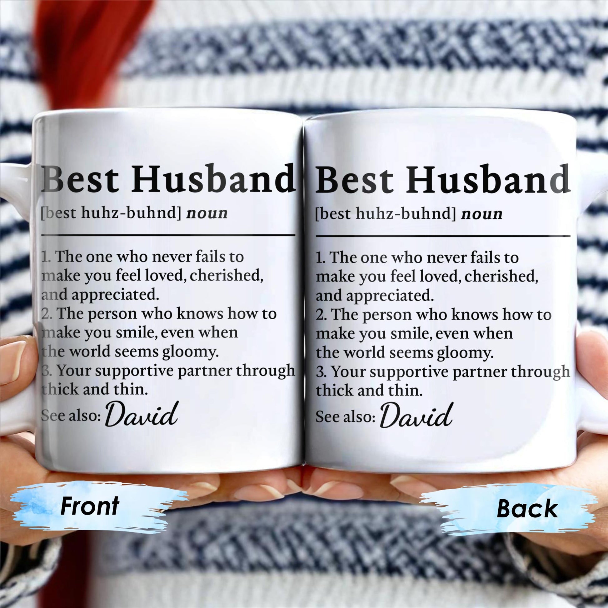 Best Husband Supportive Partner Mug