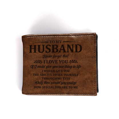 To My Husband Love You See Through My Eyes