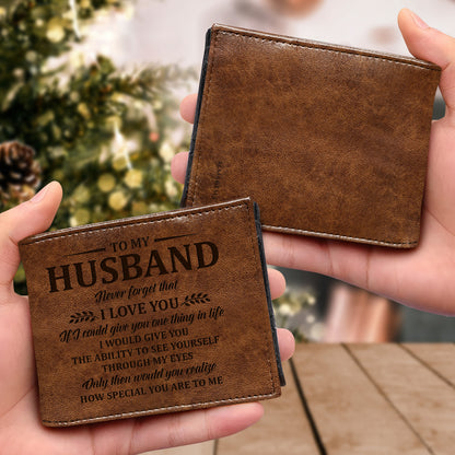 To My Husband Love You See Through My Eyes