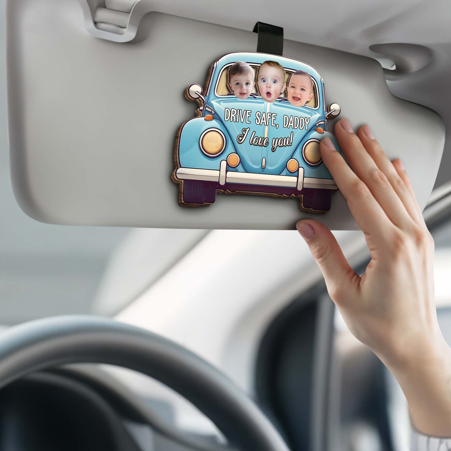Drive Safe Daddy We Love You Vintage Car Design