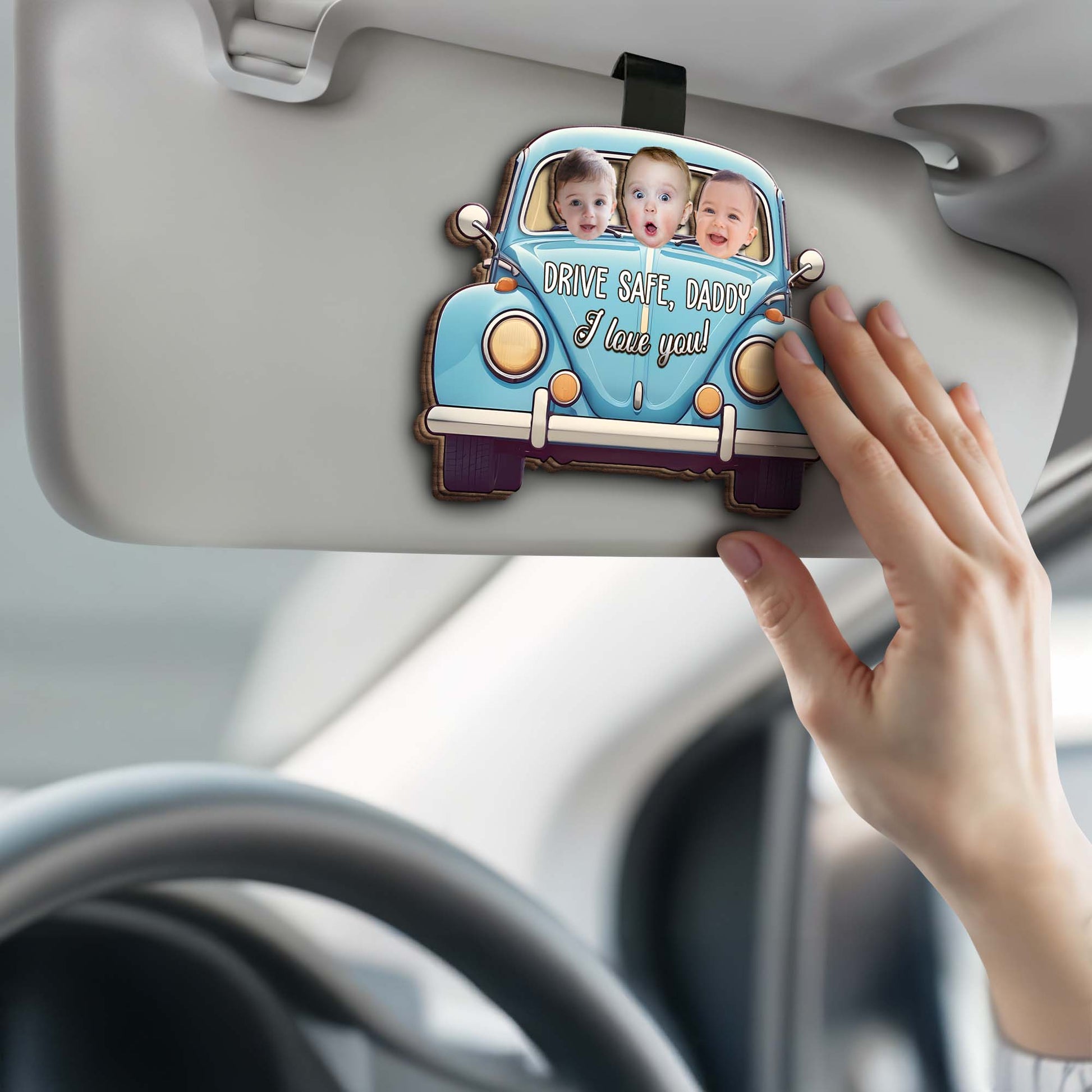 Drive Safe Daddy We Love You Vintage Car Design
