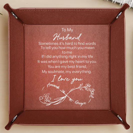 To My Husband, Heart And Roses Expression