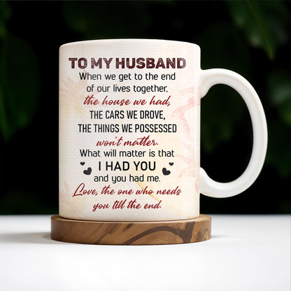 To My Husband, The House We Had, Elderly Couple and Sunset