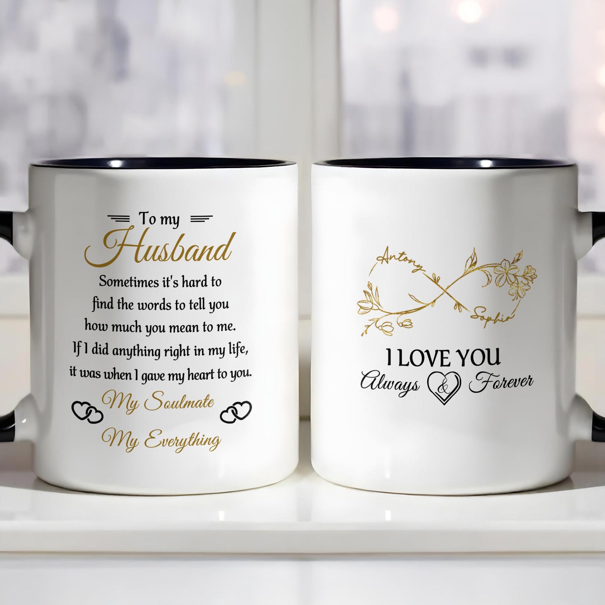 To My Husband, Sometimes It's Hard To Find The Words, Hearts
