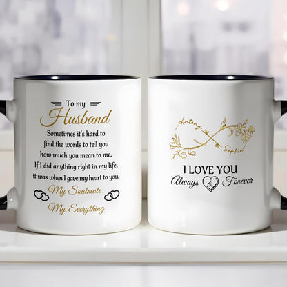 To My Husband, Sometimes It's Hard To Find The Words, Hearts
