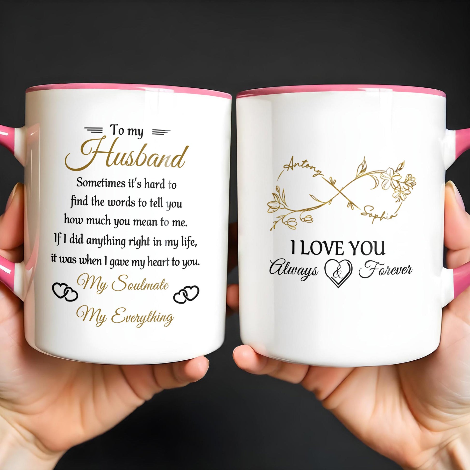 To My Husband, Sometimes It's Hard To Find The Words, Hearts