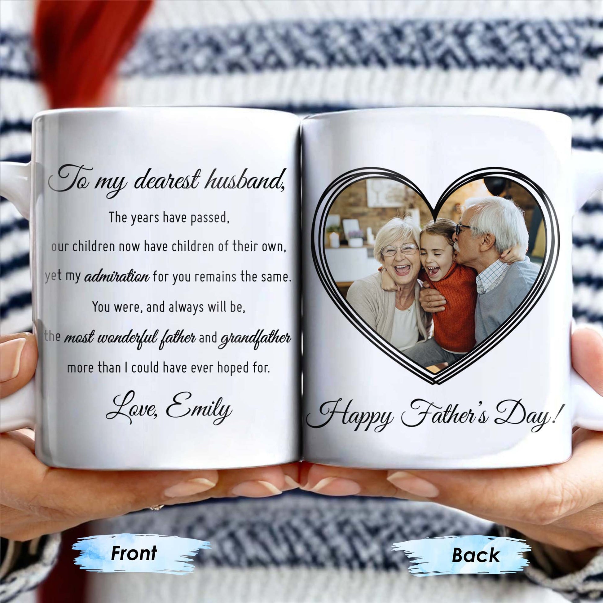 To My Dearest Husband, You Were, And Always Will Be, The Most Wonderful Father And Grandfather