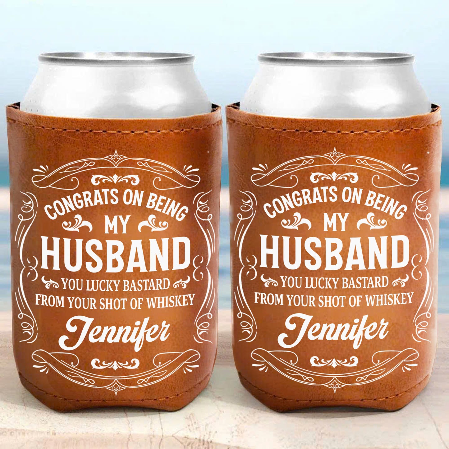 Congrats On Being My Husband, Whiskey Inspired Design