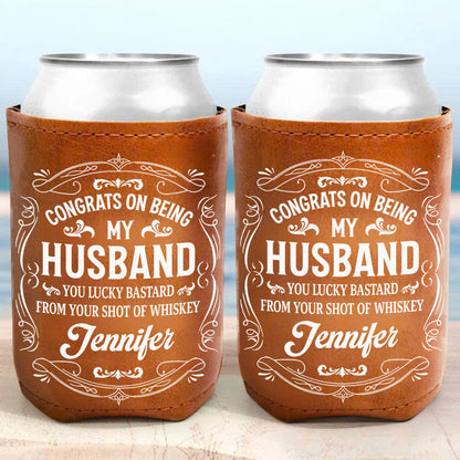 Congrats On Being My Husband, Whiskey Inspired Design