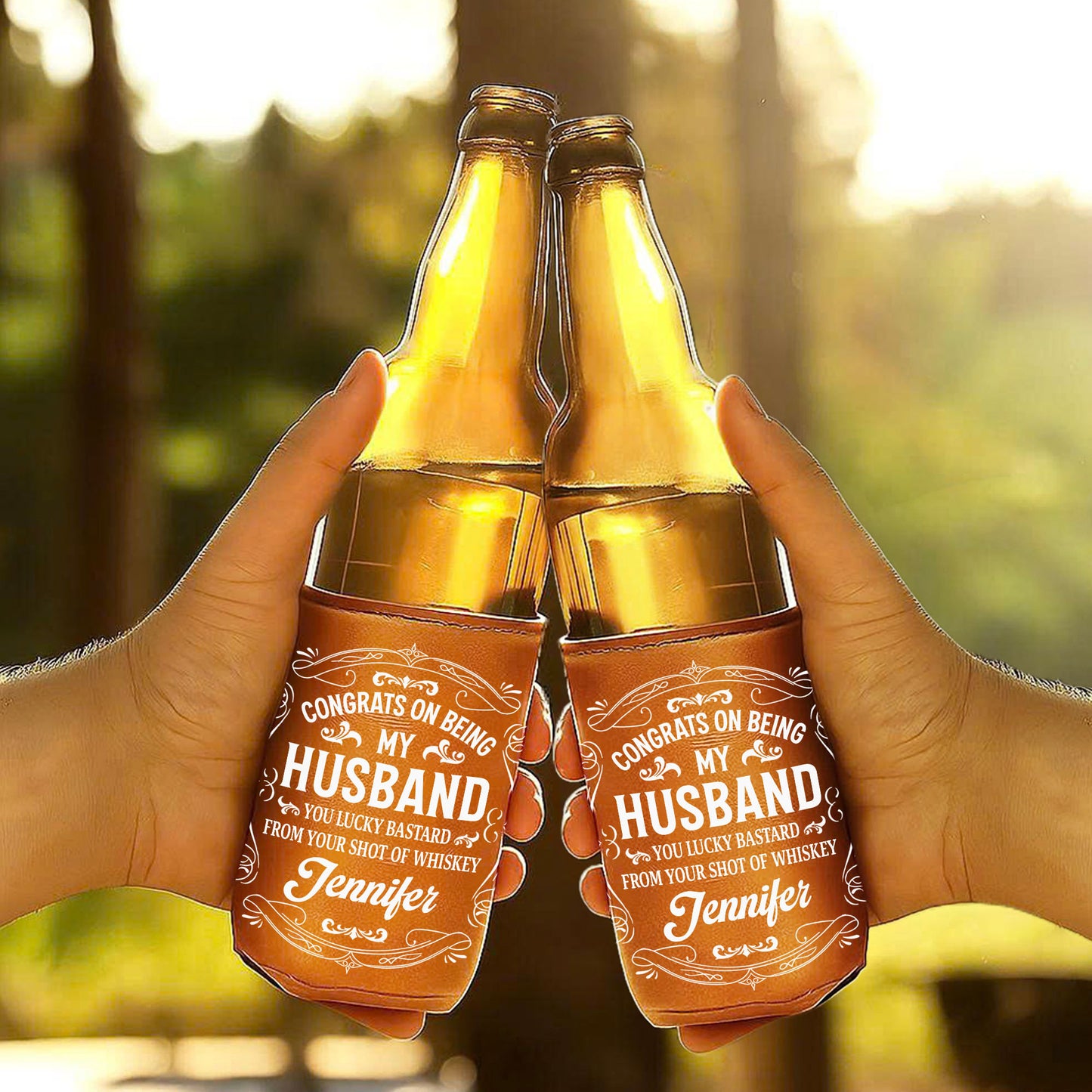 Congrats On Being My Husband, Whiskey Inspired Design
