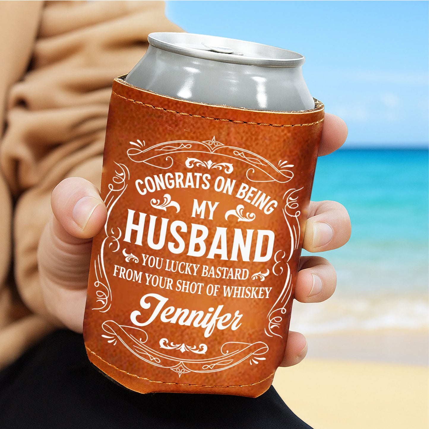 Congrats On Being My Husband, Whiskey Inspired Design