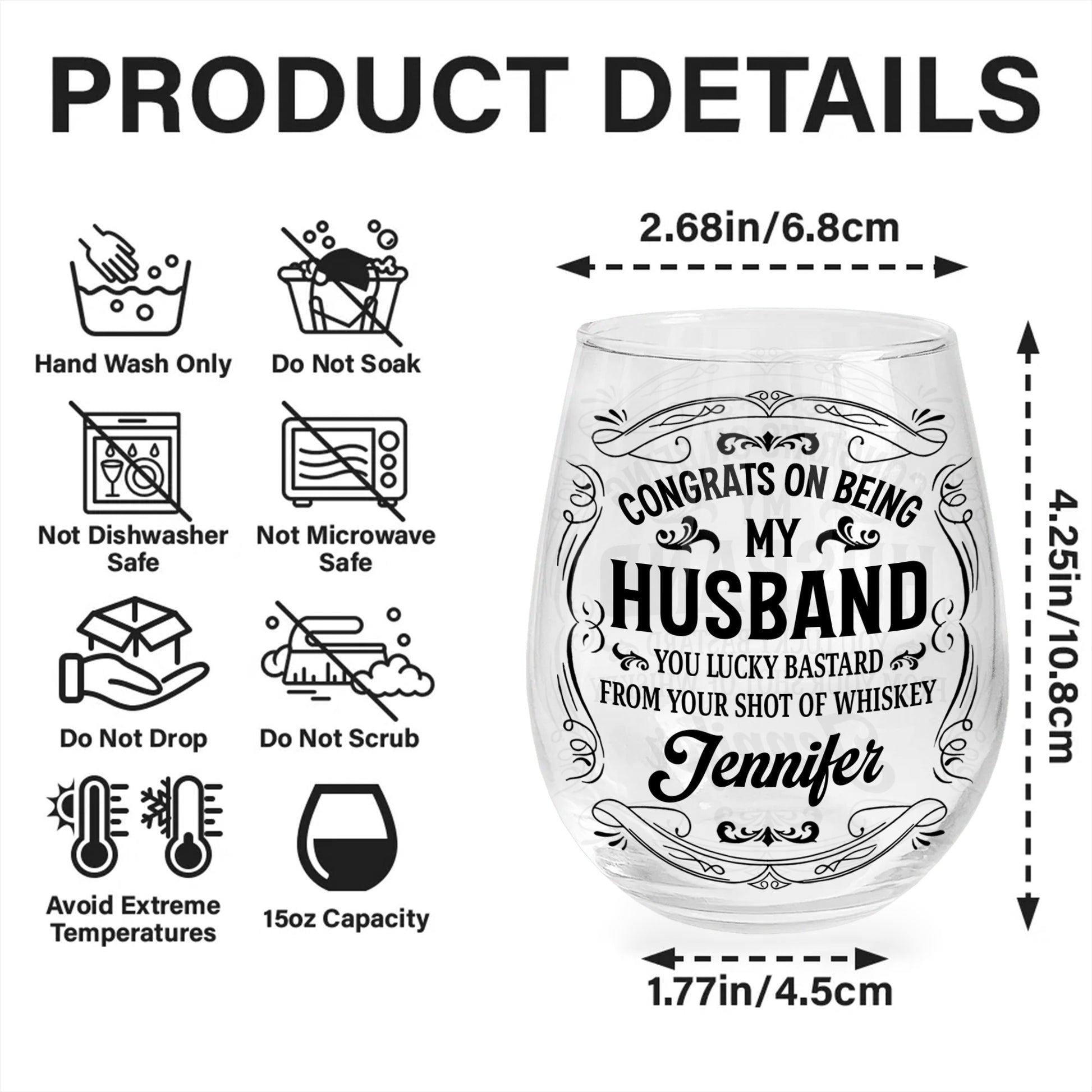 Congrats On Being My Husband, You Lucky Bastard