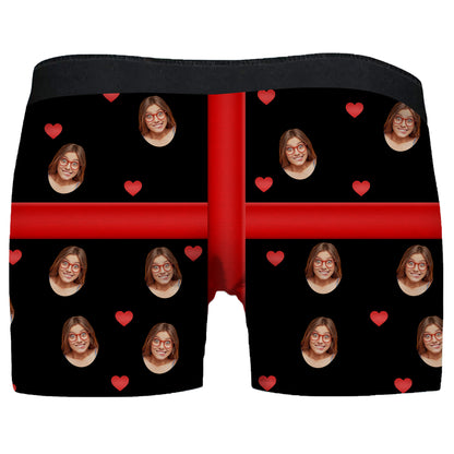 Huge Gift, Faces And Hearts Design