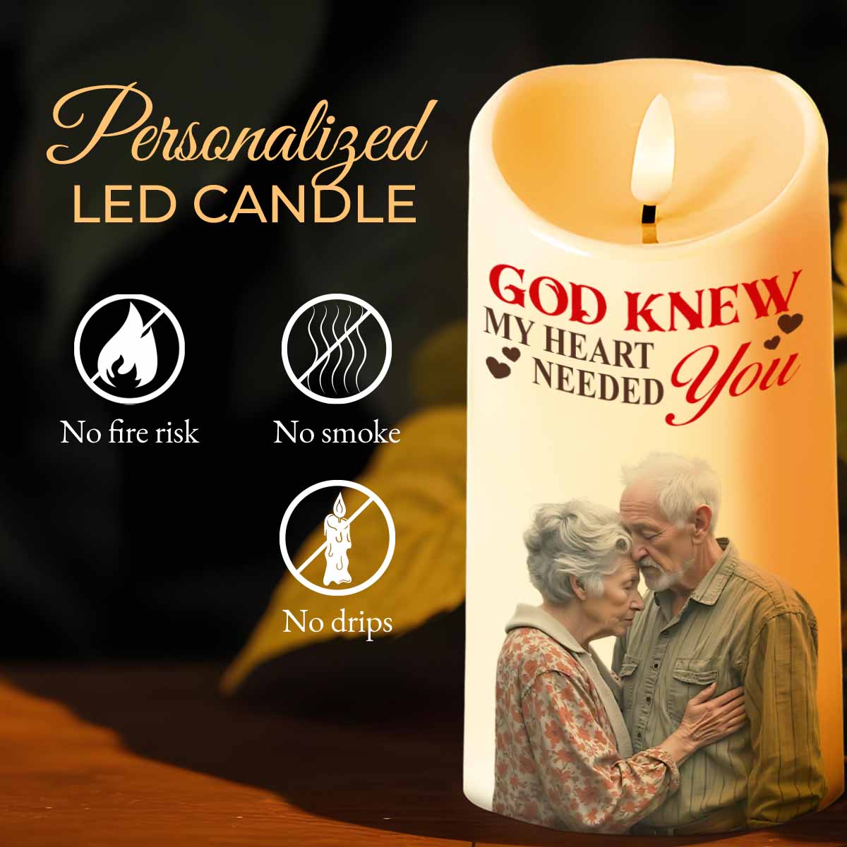 God Knew My Heart Needed You With Cross And Hearts