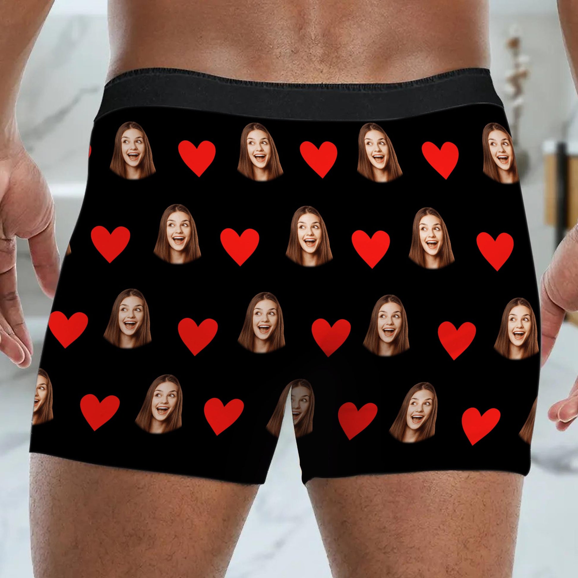 Customizable Faces And Hearts Design