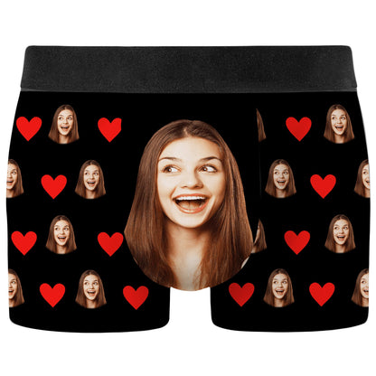 Customizable Faces And Hearts Design