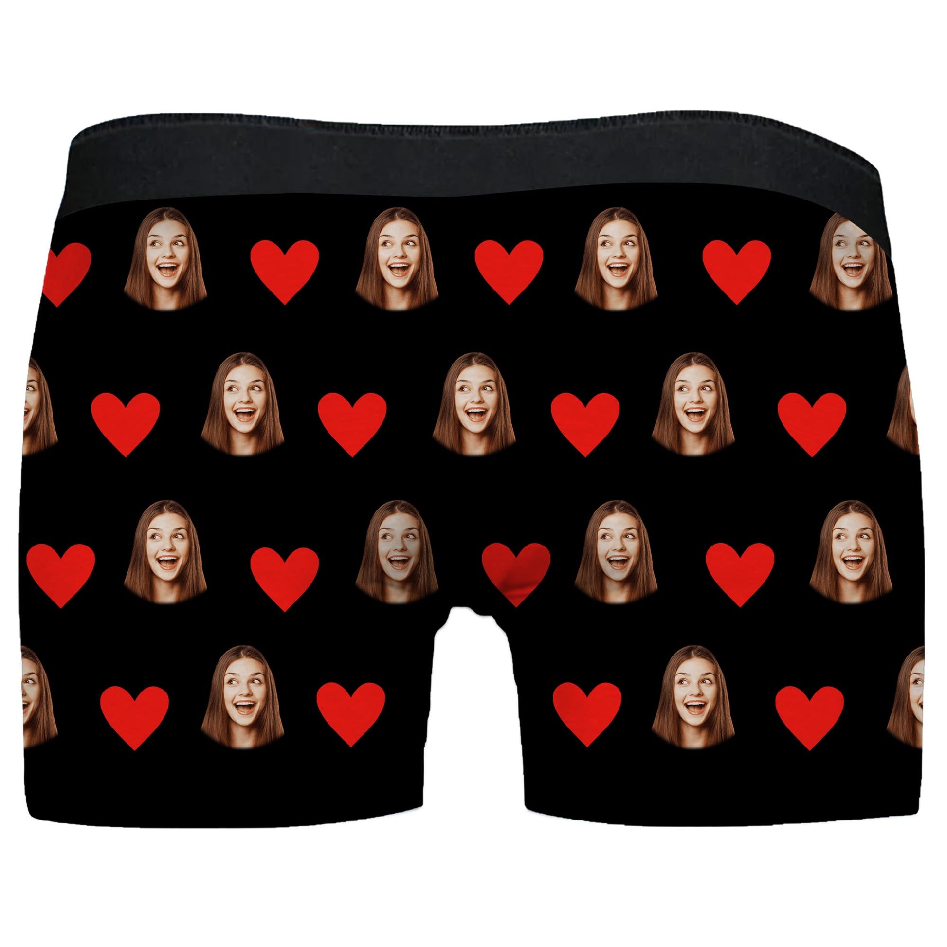 Customizable Faces And Hearts Design