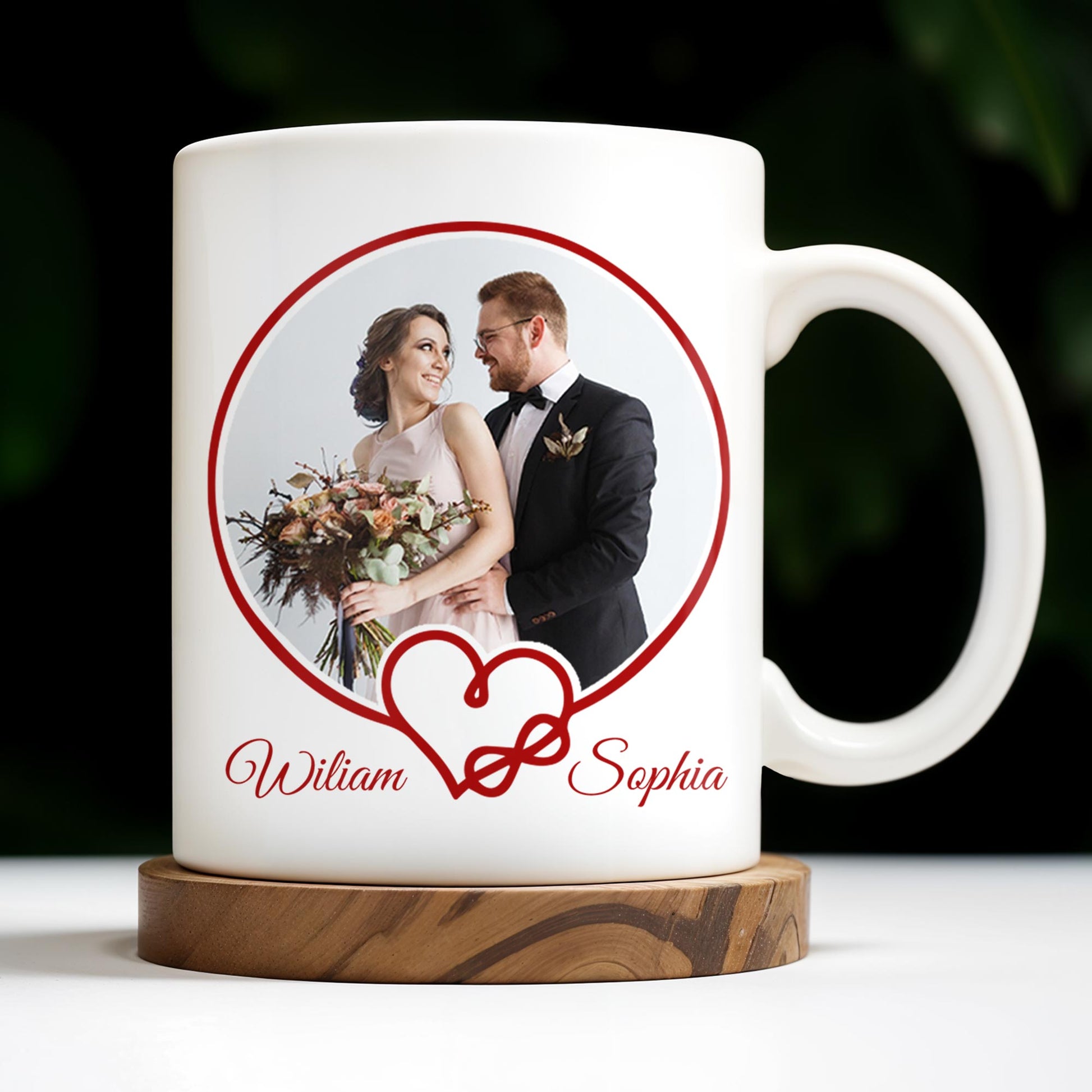 To My Husband, Sometimes It's Hard To Find The Words To Tell You, Wedding Couple and Hearts