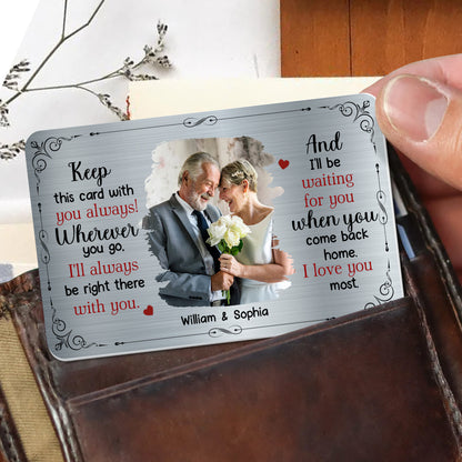 Keep This Card With You Always, Love and Floral Designs