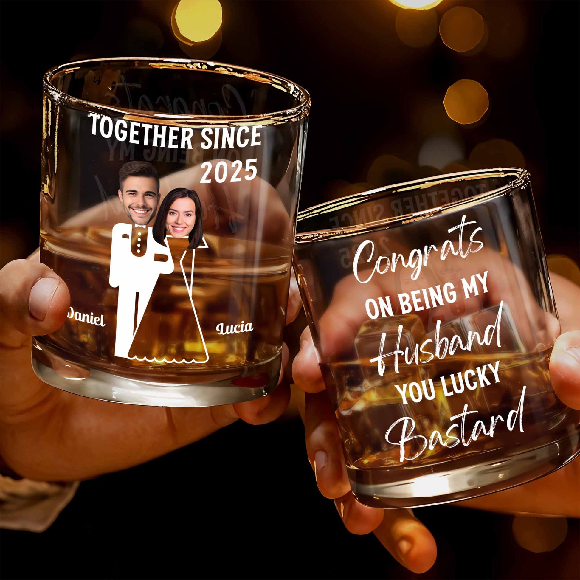 Together Since, Featuring Couple Silhouettes