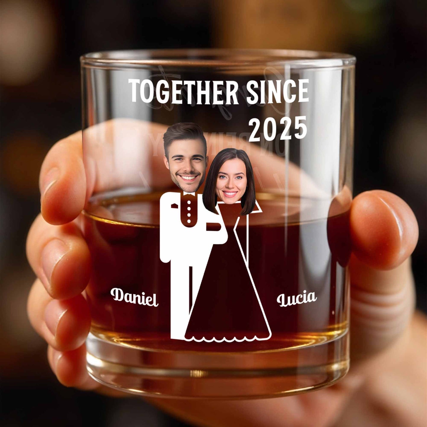 Together Since, Featuring Couple Silhouettes