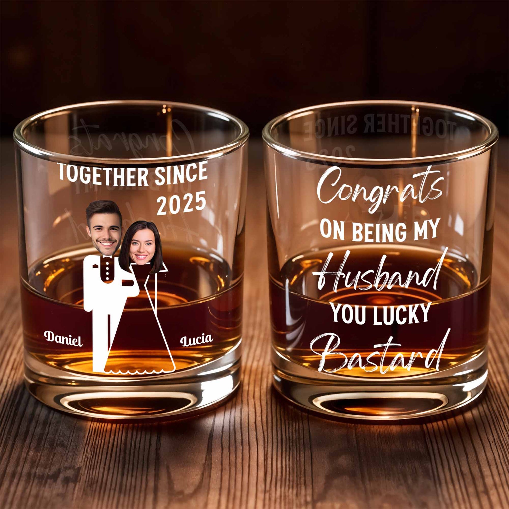 Together Since, Featuring Couple Silhouettes