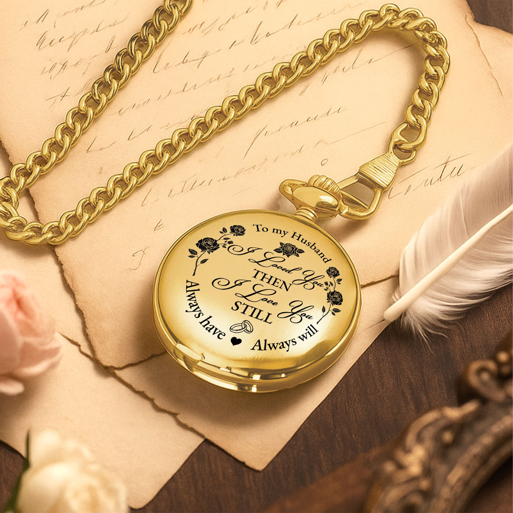 To My Husband, I Loved You Then, Hearts and Roses