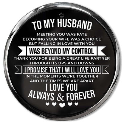 To My Husband, Love Always And Forever, Heart Symbols