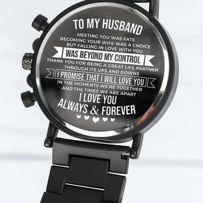 To My Husband, Love Always And Forever, Heart Symbols