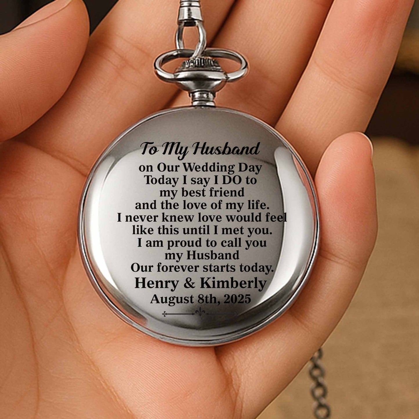 To My Husband, Our Forever Starts Today