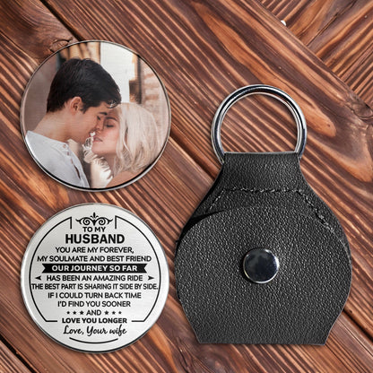To My Husband, Love Forever Keychain