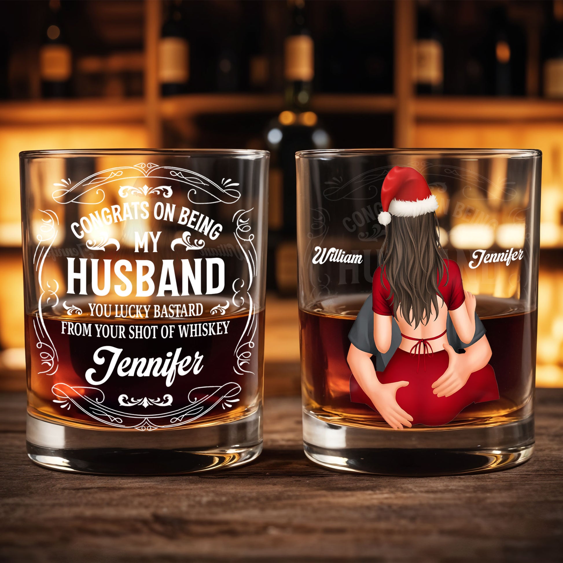 Congrats On Being My Husband, Lucky Bastard, Whiskey
