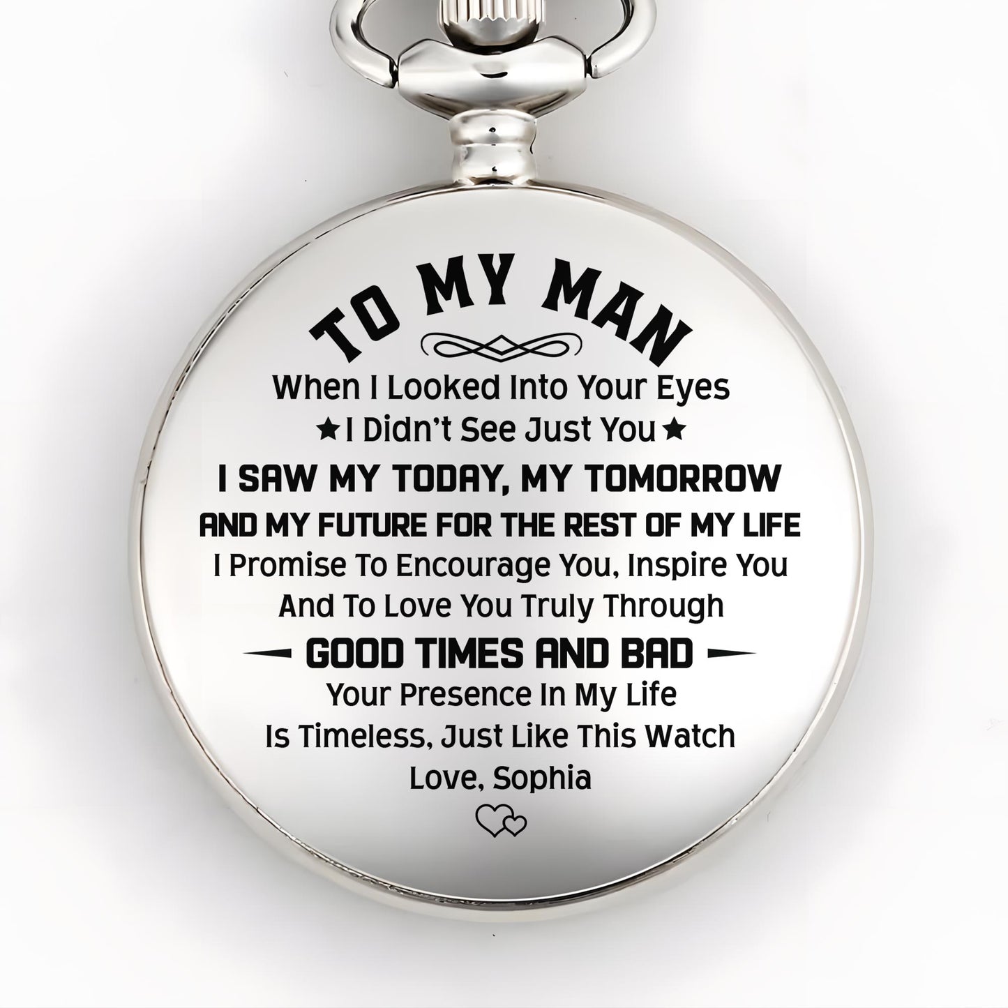 To My Man, Your Presence In My Life Is Timeless