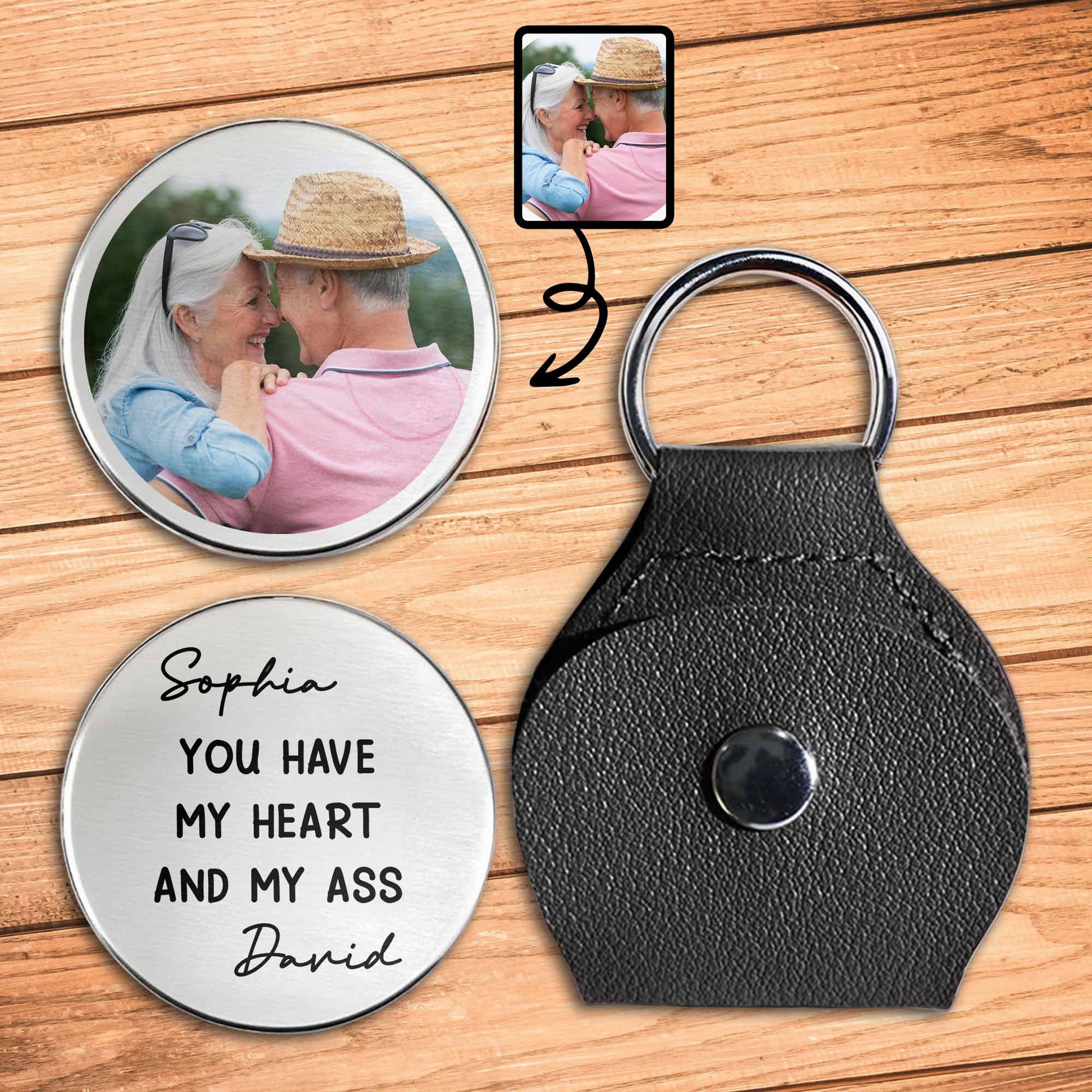 You Have My Heart, Custom Keychain