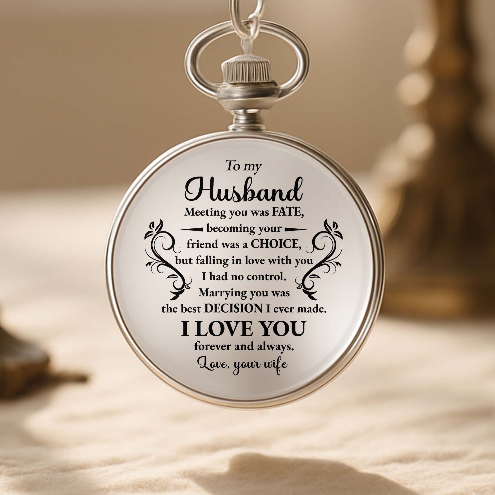 To My Husband, Best Decision, Floral Design