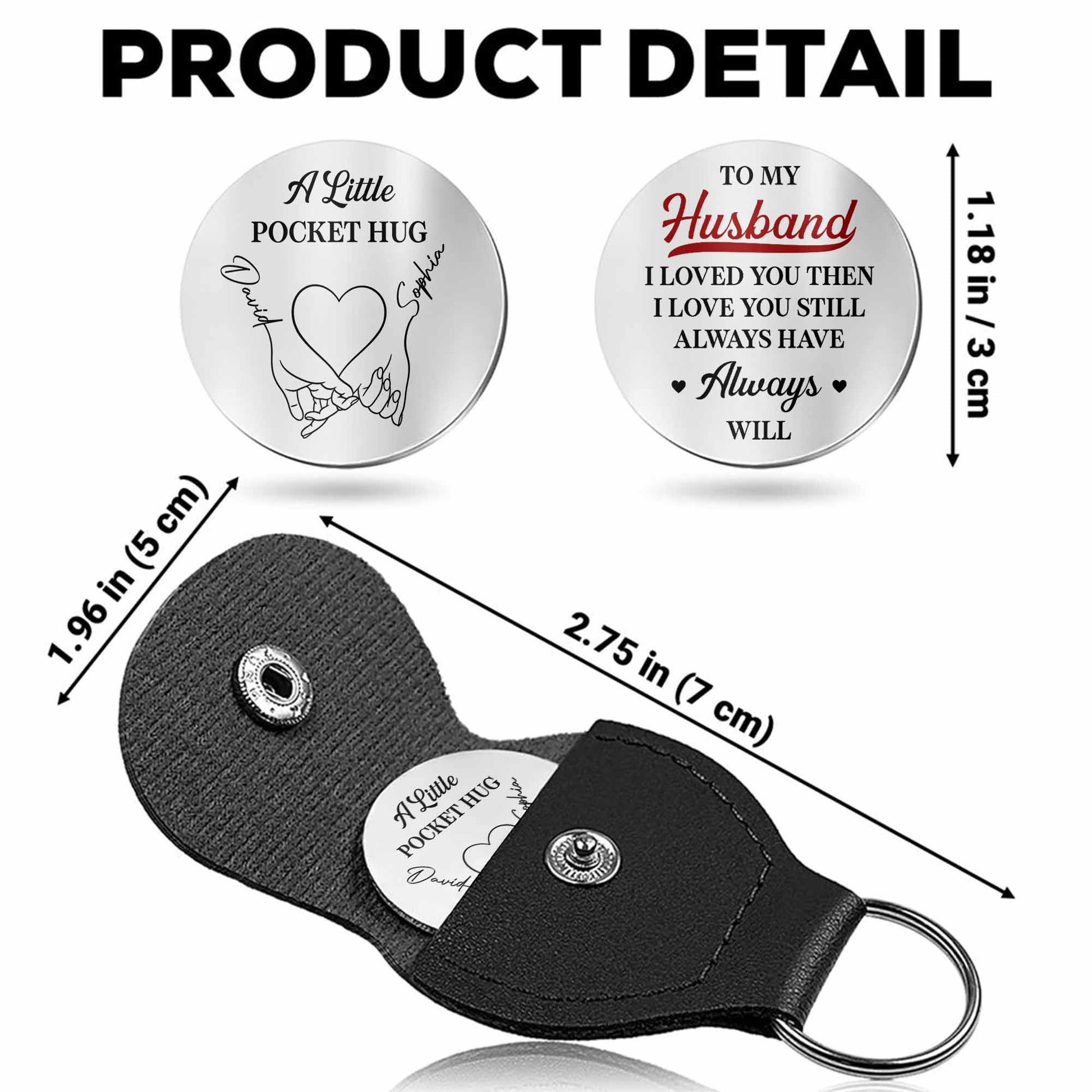 A Little Pocket Hug To My Husband With Love