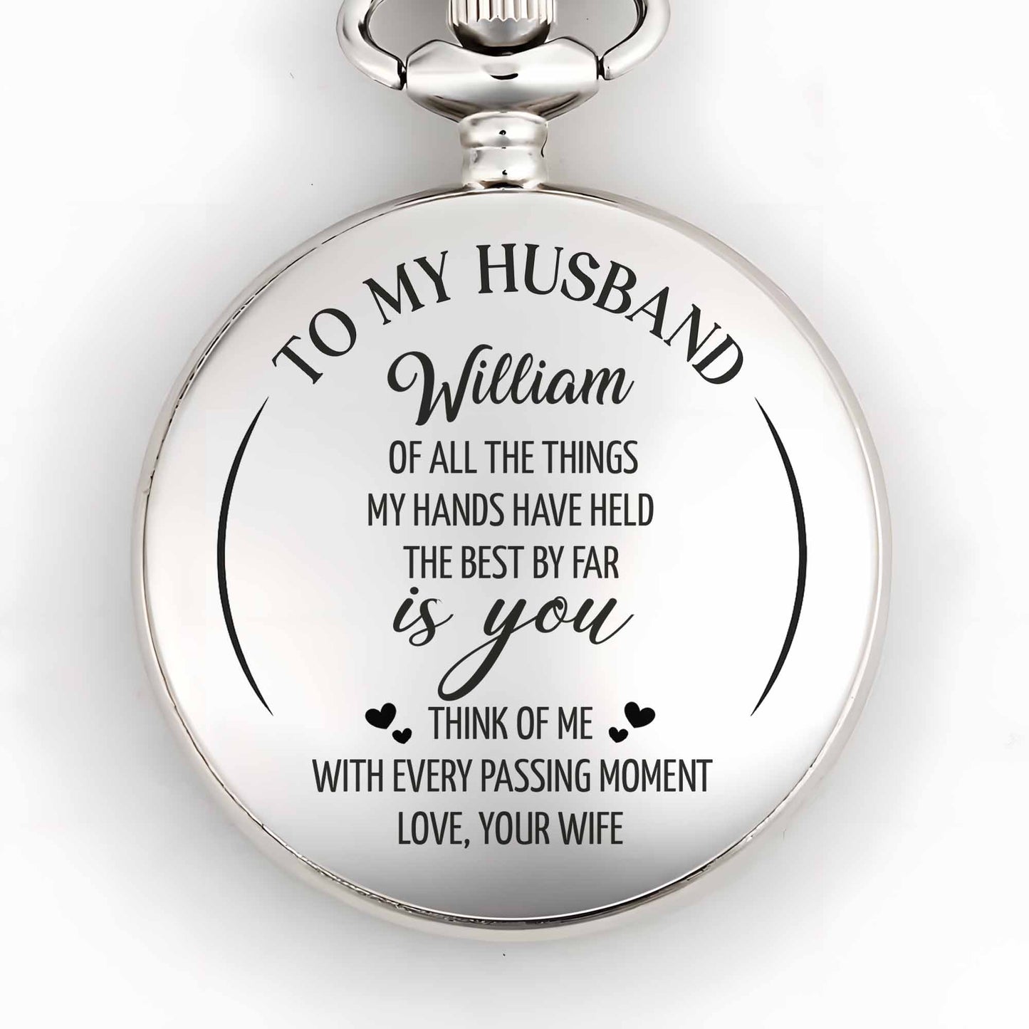 To My Husband, The Best By Far Is You, Hearts