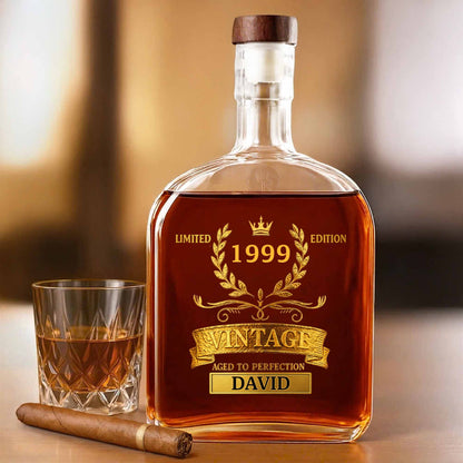 Limited Edition Aged To Perfection With Crown and Laurel Wreath