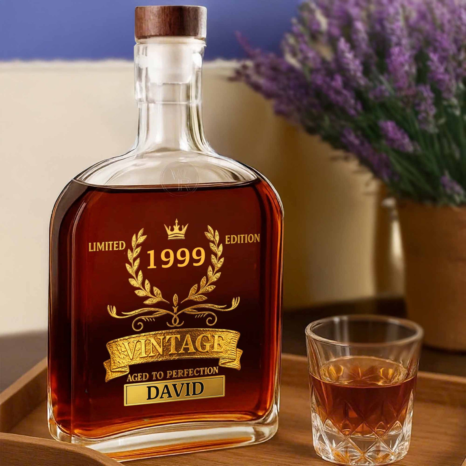 Limited Edition Aged To Perfection With Crown and Laurel Wreath