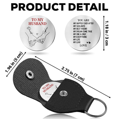 To My Husband, Hand Holding And Heart