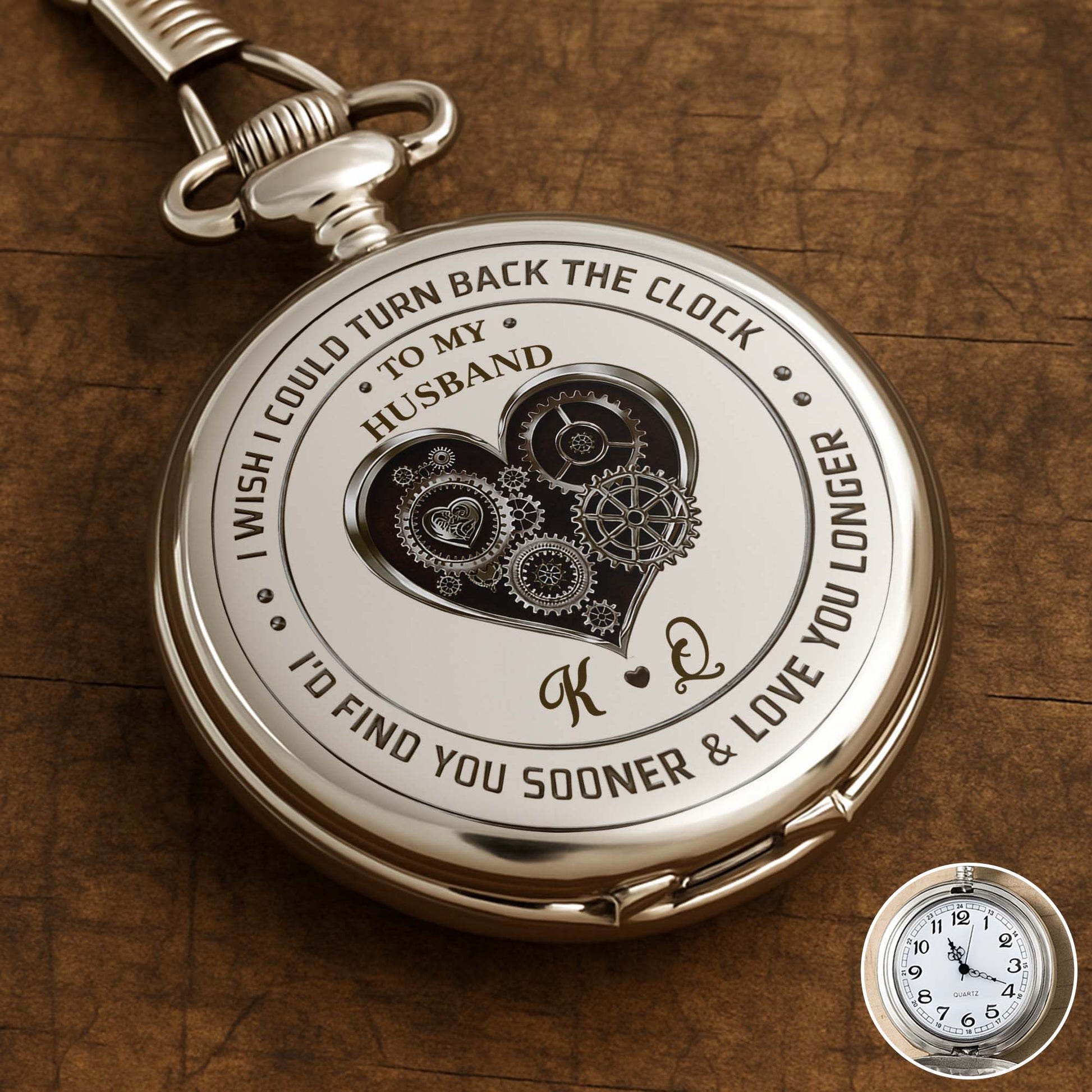 I Wish I Could Turn Back The Clock To My Husband Gear Heart