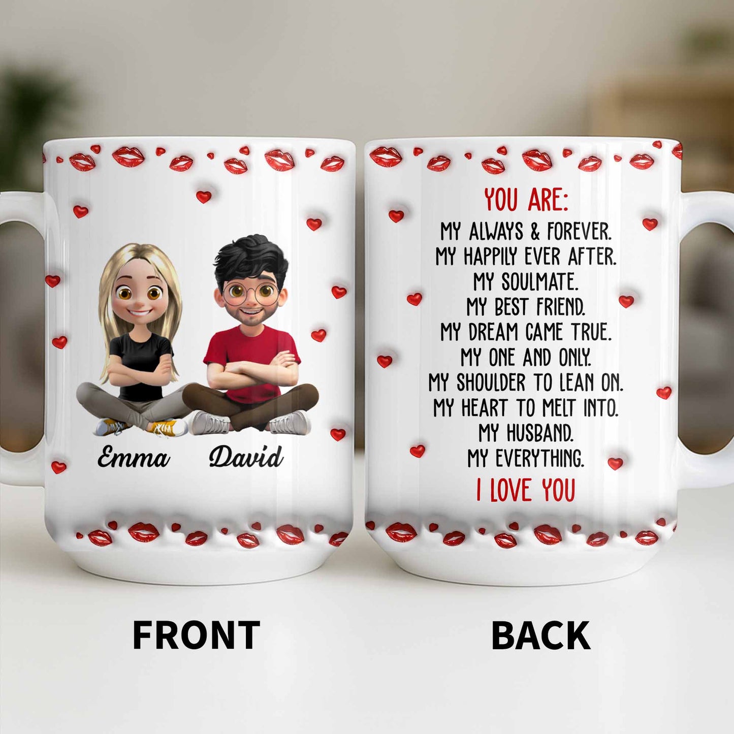 Charming Character Illustrations With Hearts