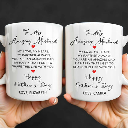 To My Amazing Husband Love And Heart