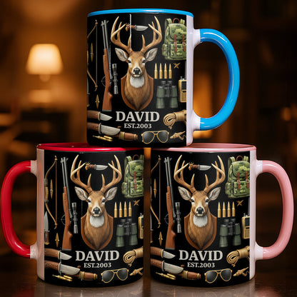 Outdoorsman's Essential Gear With Deer And Hunting Accessories