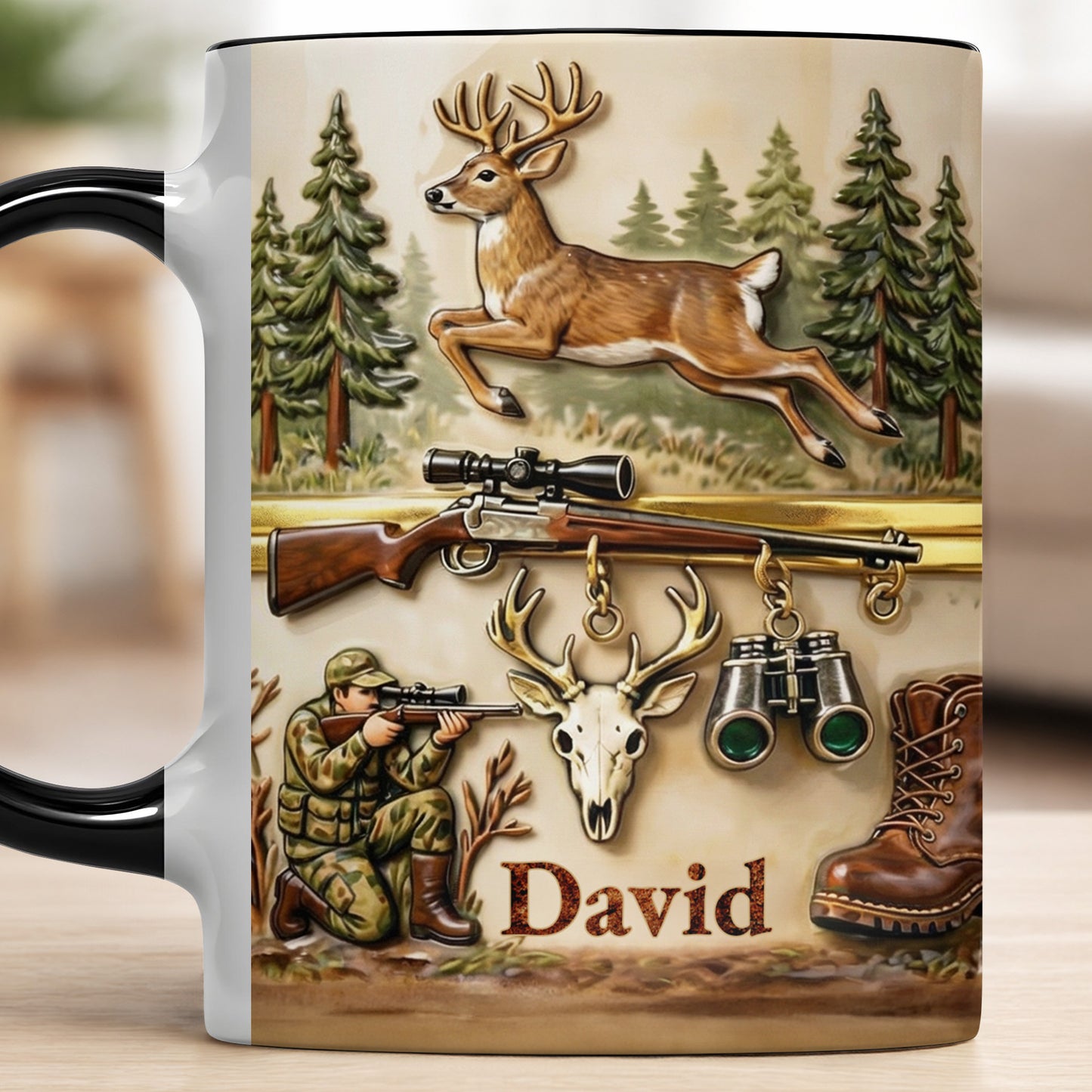 Capture The Thrill Of The Hunt With Deer And Rifle
