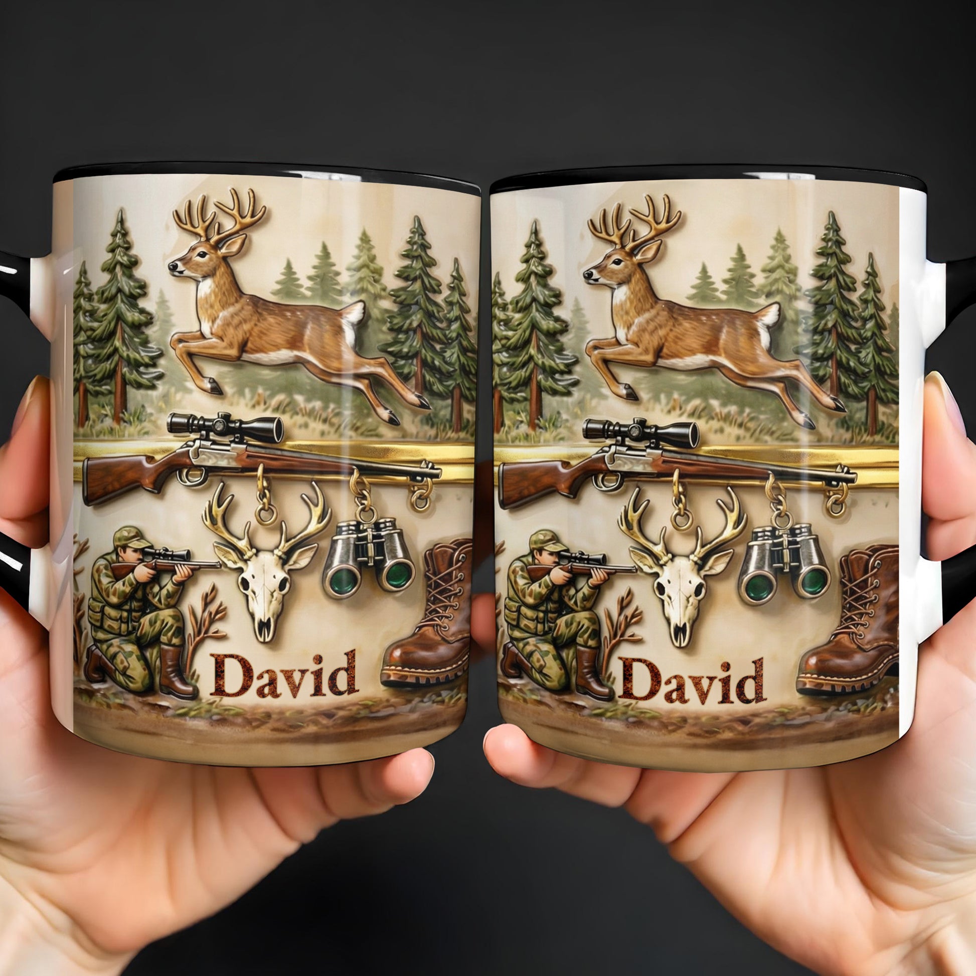 Capture The Thrill Of The Hunt With Deer And Rifle